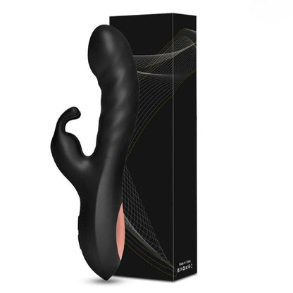 __switch:Noir Vibromasseur Rabbit Tapoteur Point G Noir