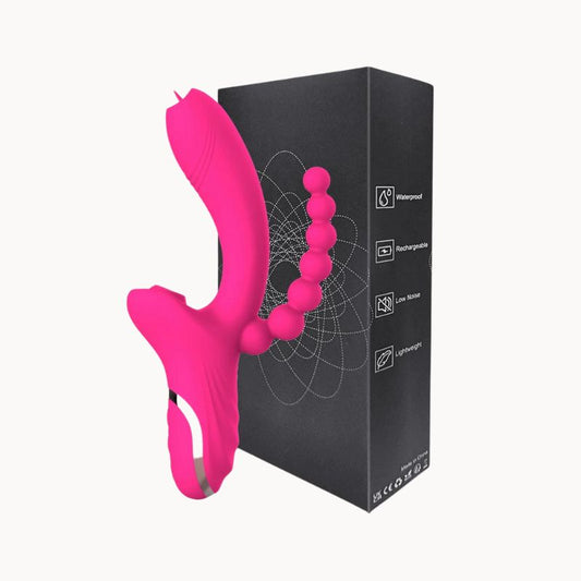 __switch:Rose Vibromasseur Rabbit Triple Stimulation