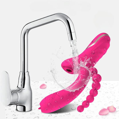 __switch:Rose Vibromasseur Rabbit Triple Stimulation Waterproof