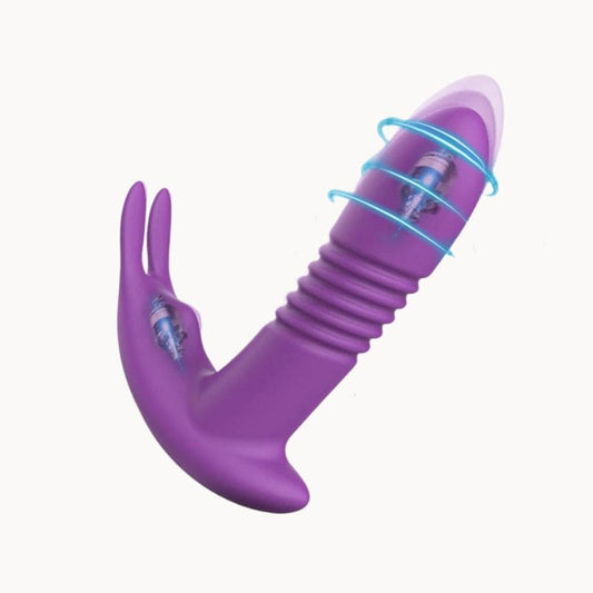 __switch:Violet Vibromasseur Rabbit Va et Vient 