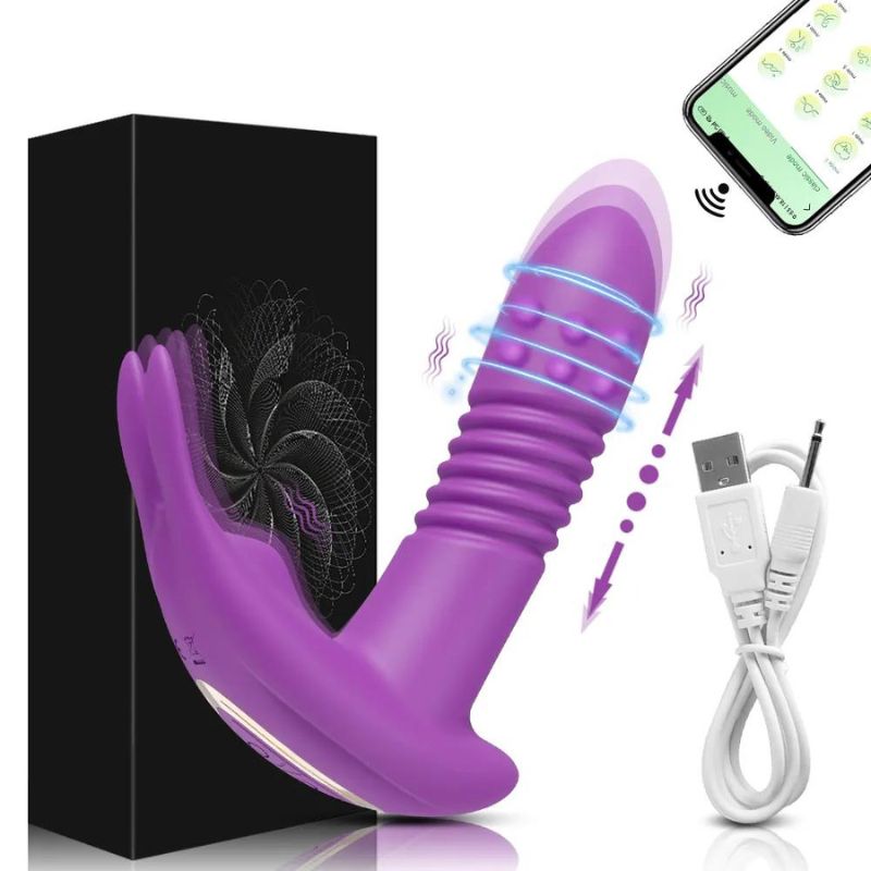 __switch:Violet Vibromasseur Rabbit Va et Vient Violet