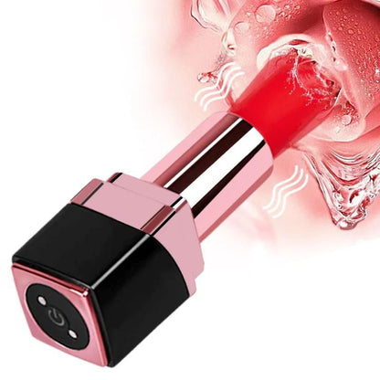 __switch:Noir Vibromasseur Rouge à Lèvre Noir
