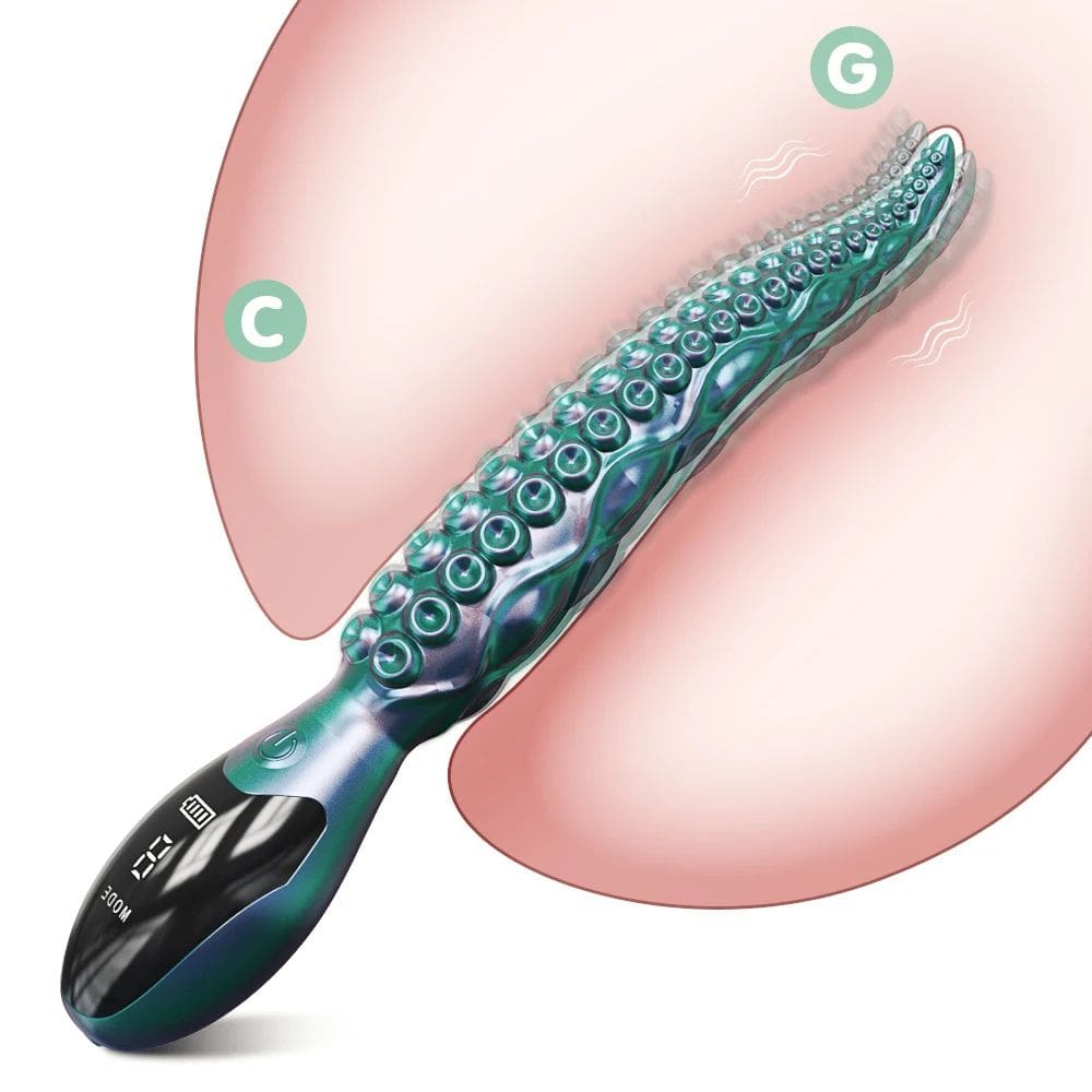 Vibromasseur Tentacule Poulpy point G et clitoris