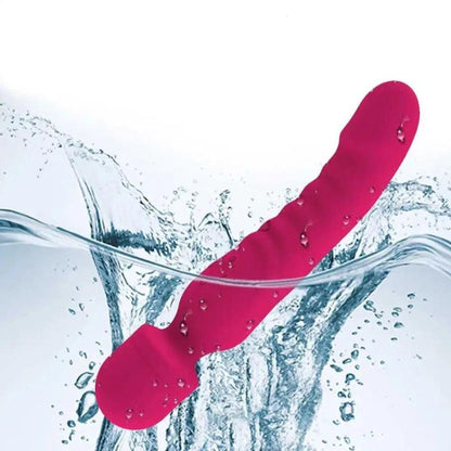 __switch:Rose Vibromasseur Wand 2 en 1 Waterproof