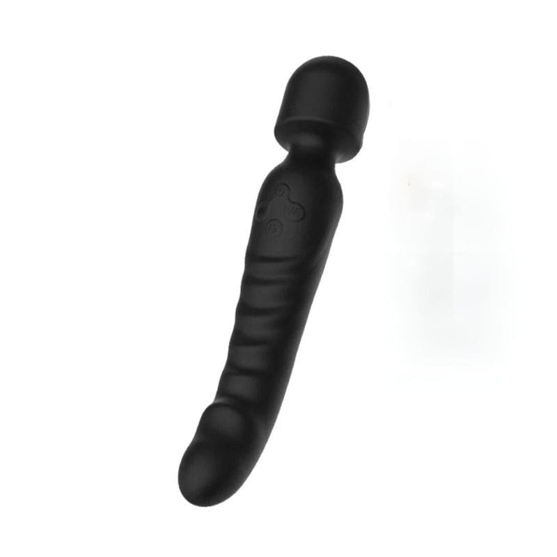__switch:Noir Vibromasseur Wand 2 en 1 Noir