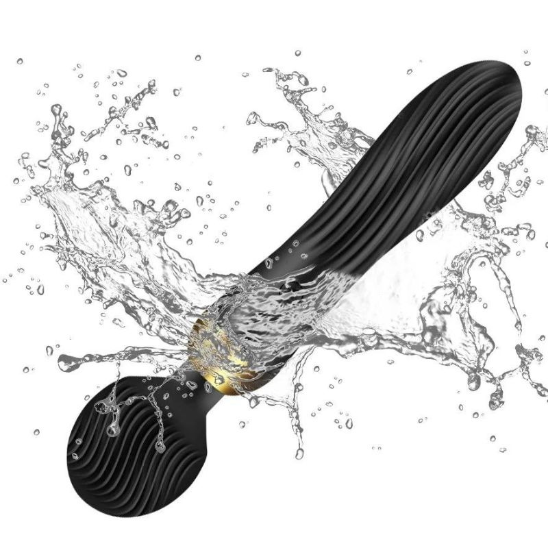__switch:Noir Vibromasseur Wand XXL Waterproof