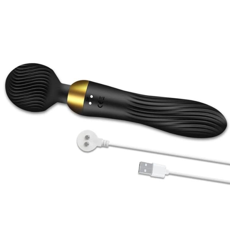 __switch:Noir Vibromasseur Wand XXL Rechargeable