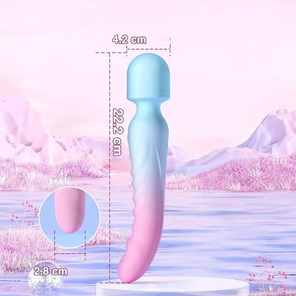 Mesure du Vibromasseur Wand Chauffant Hotirus