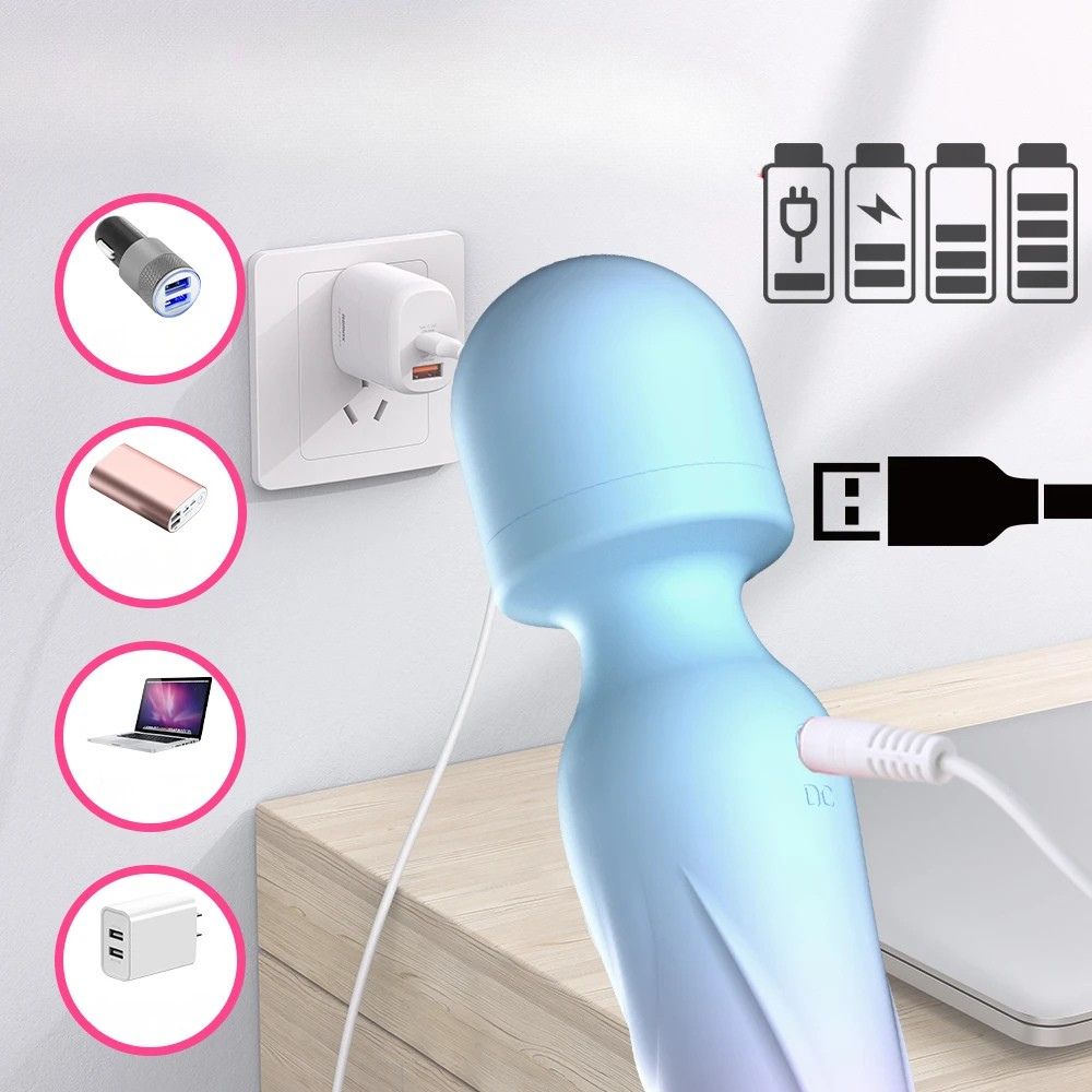 Vibromasseur Wand Chauffant Hotirus rechargeable