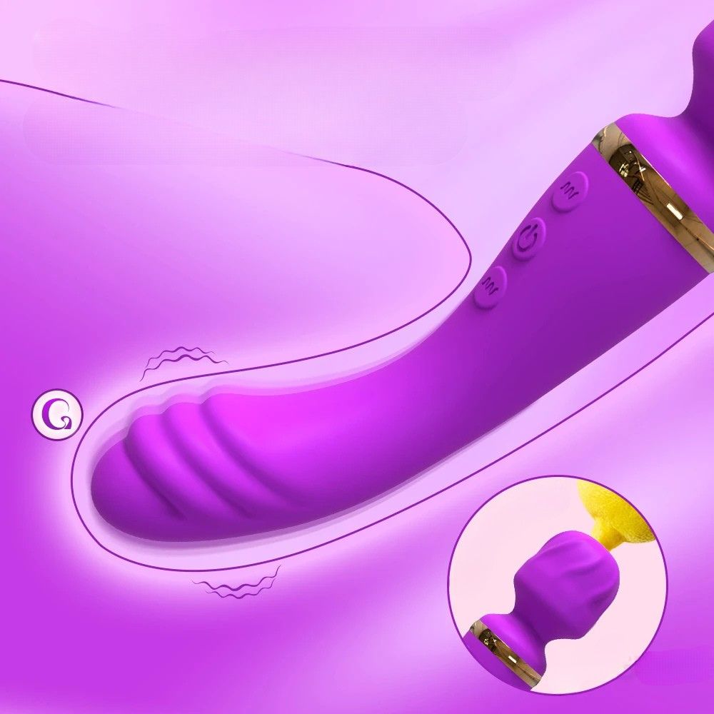 Vibromasseur gode Wand Double Eclipta