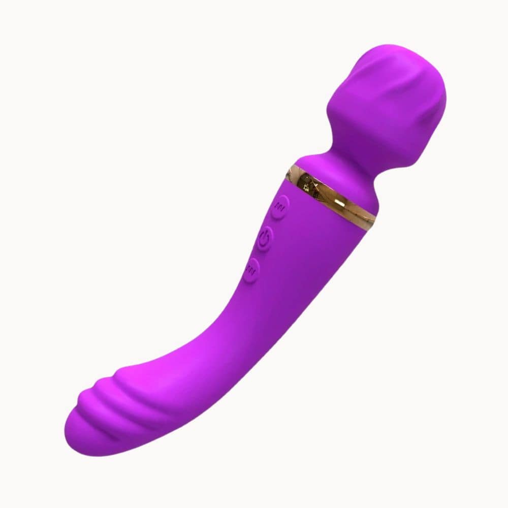 Vibromasseur Baguette Magique 2.0 Rechargeable USB - Violet, Silicone, Pour Stimulations Clitoridiennes