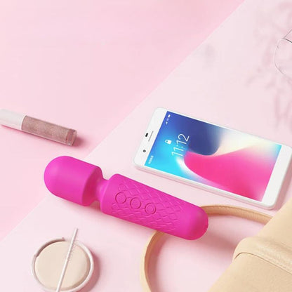 Vibromasseur Wand Rose en Silicone