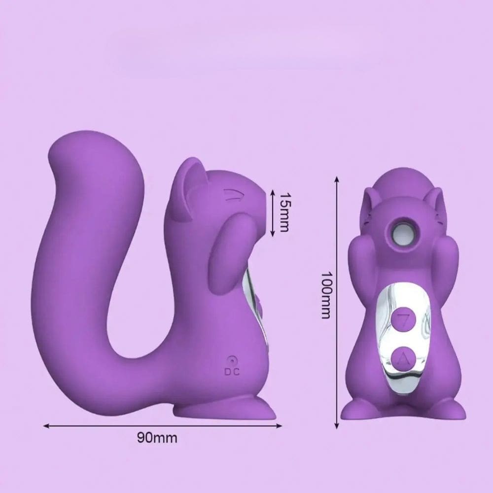 taille du Vibromasseur Écureuil Nutyx 